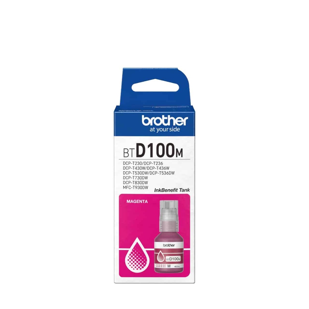 [BTD100M] Botella De Tinta Brother BTD100M Magenta