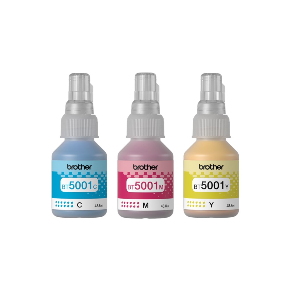 [C5001] Combo Botellas De Tinta Brother 5001 Colores BT5001