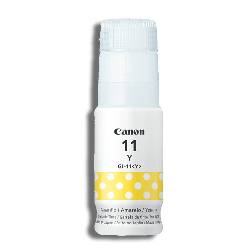 [GI11Y] Botella De Tinta Canon 11 Amarillo Original (GI11Y)