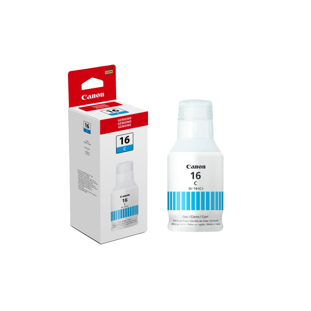[GI16C] Botella De Tinta Canon 16 Cian Original (GI16C)
