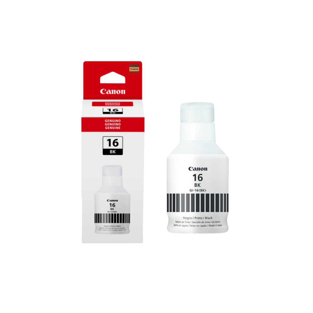 [GI16N] Botella De Tinta Canon 16 Negro Original (GI16N)