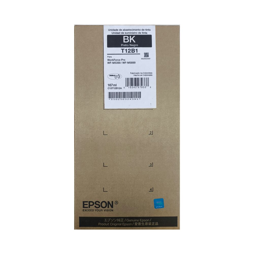 [T12B120] Bolsa De Tinta Epson T12B1 Negra T12B120