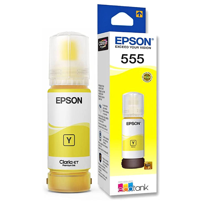 [T555420] Botella De Tinta Epson 555 Amarilla (T555420)