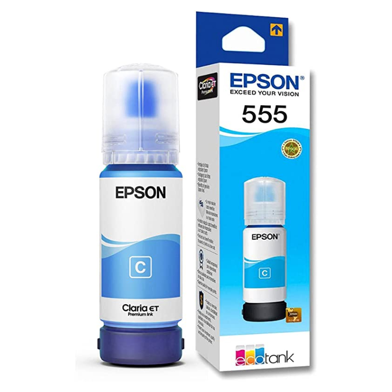 [T555220] Botella De Tinta Epson 555 Cian (T555220)