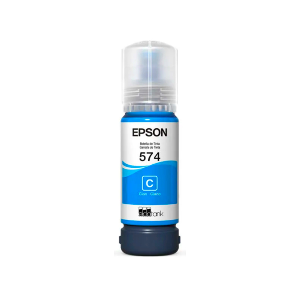 [T574220] Botella De Tinta Epson 574 Cian Original T574220