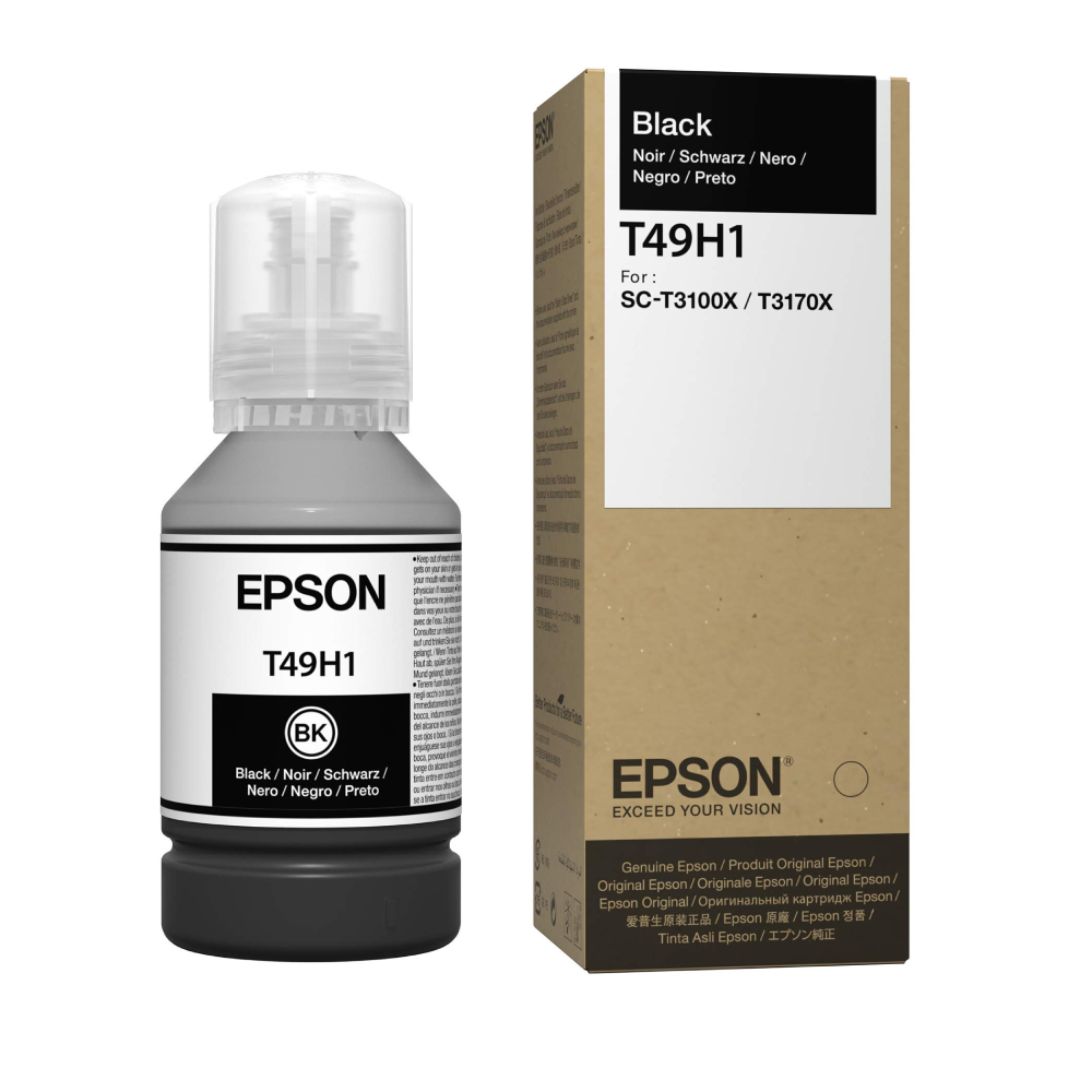 [T49H120] Botella De Tinta Epson T49H1 Negro SC-T3100X, T3170X