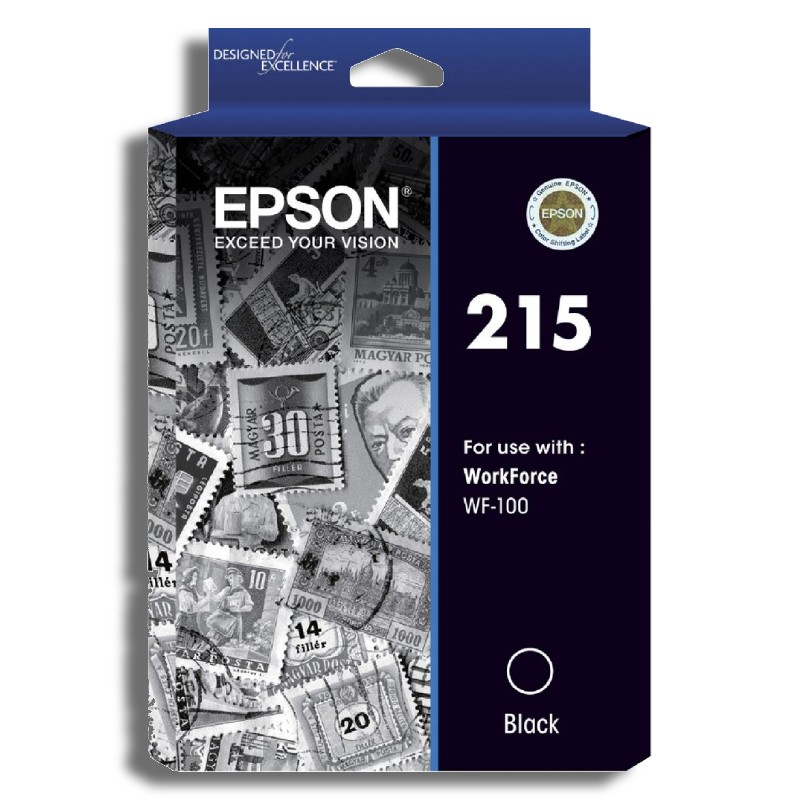 [T215120] Cartucho De Tinta Epson 215 Negro T215120 WF-100