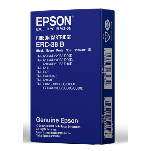 [ERC-38] Cinta Epson ERC-38B Negro