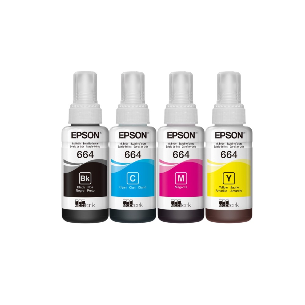 [Kit664] Kit De Botellas Epson 664 Originales (T664)