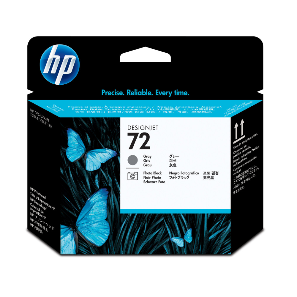 [C9380A] Cabezal De Impresión HP 72 Gris y  Negro Foto Original (C9380A)