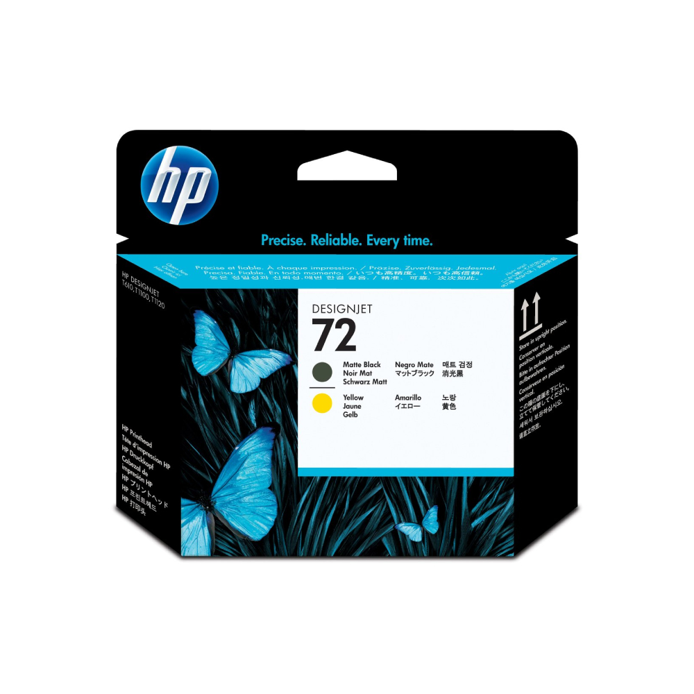 [C9384A] Cabezal De Impresión HP 72 Negro y Amarillo Original (C9384A)