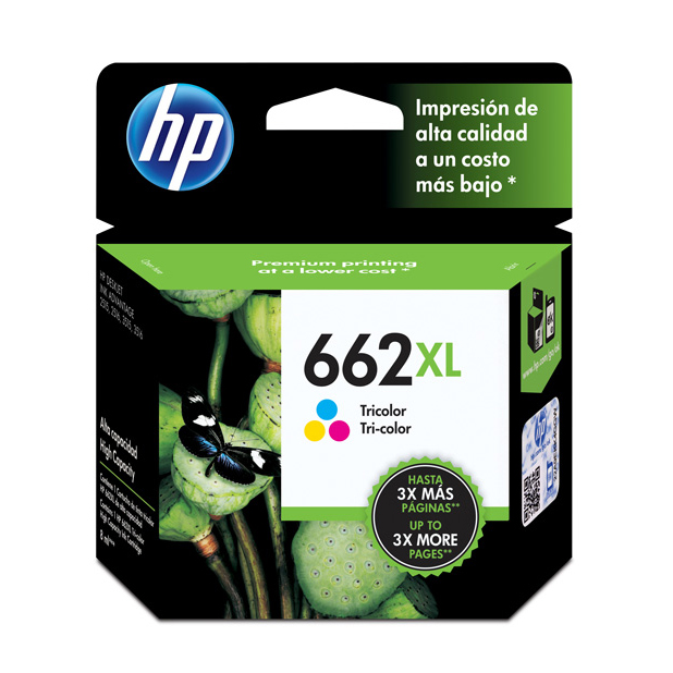 [CZ106AL] Cartucho De Tinta HP 662XL Tricolor Original (CZ106AL)