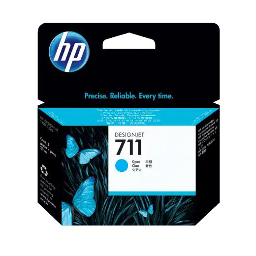 [CZ130A] Cartucho De Tinta HP 711 Cian DesignJet De 29 ml (CZ130A)