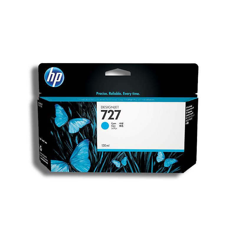 [B3P19A] Cartucho De Tinta HP 727 Cian Original De 130 ml (B3P19A)