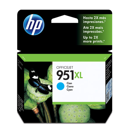 [CN046AL] Cartucho De Tinta HP 951XL Cian Original (CN046AL)