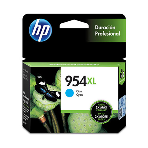[L0S62AL] Cartucho De Tinta HP 954XL Cian Original (L0S62AL)