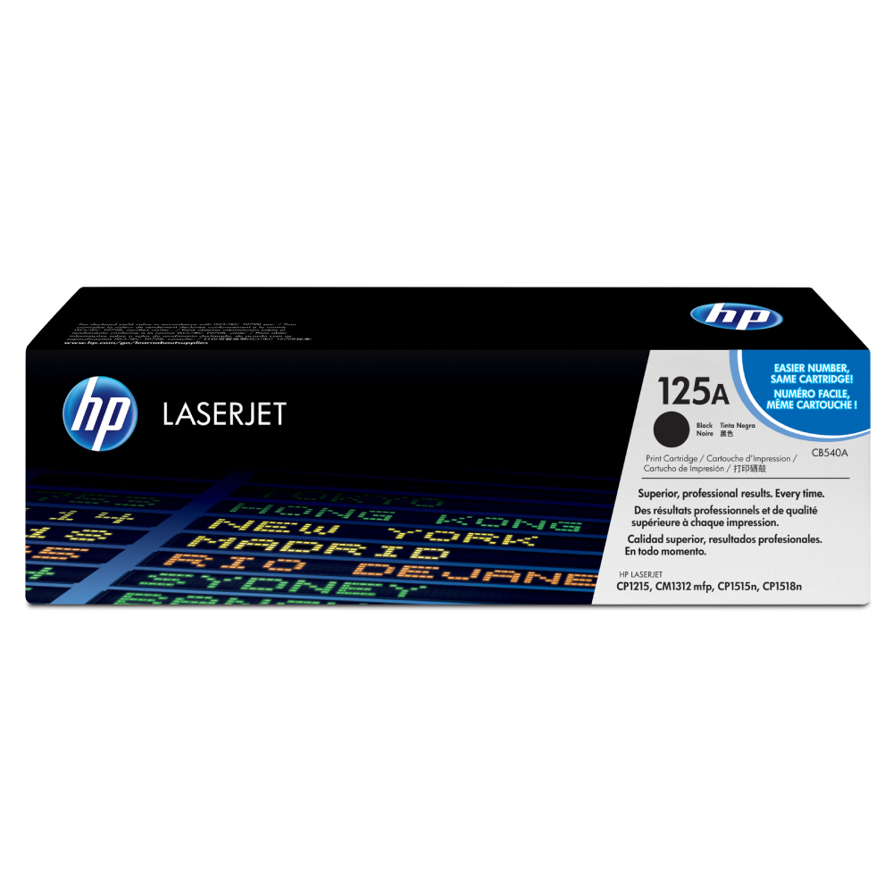 [CB540A] Cartucho De Toner HP 125A Negro Laserjet Original (CB540A)