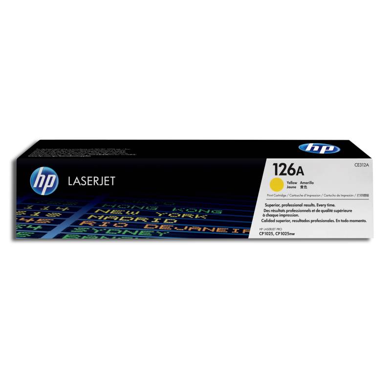 [CE312A] Cartucho De Toner HP 126A Amarillo Laserjet Original (CE312A)