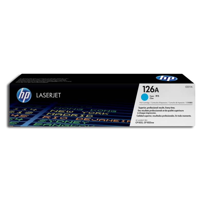 [CE311A] Cartucho De Toner HP 126A Cian Laserjet Original (CE311A)