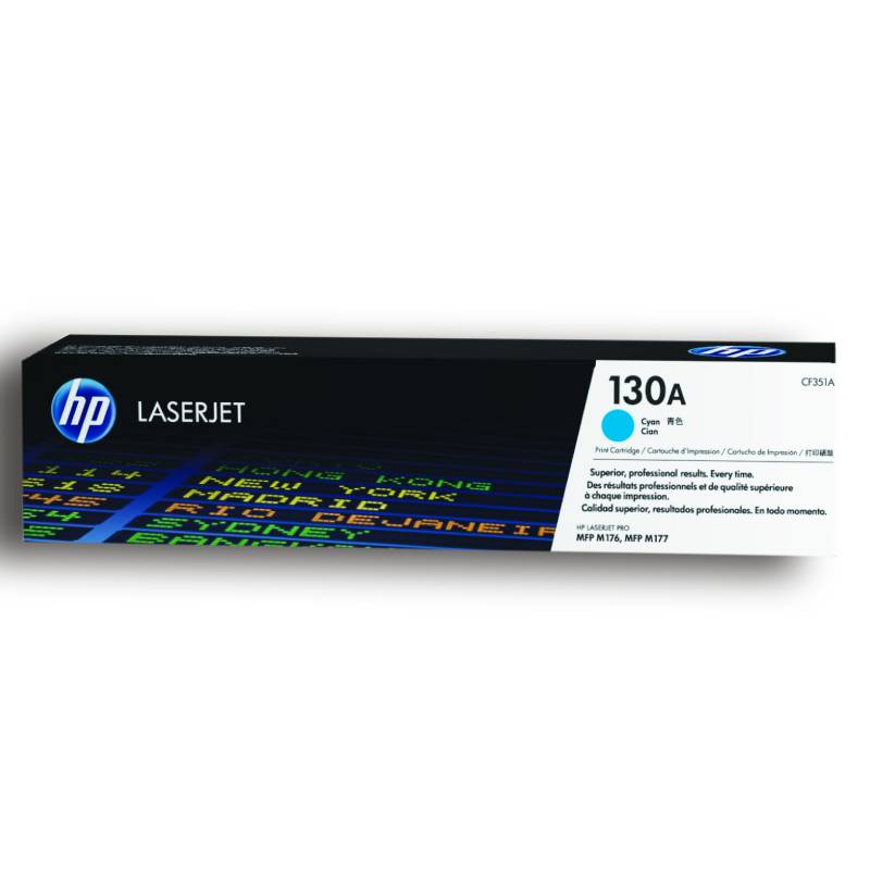 [CF351A] Cartucho De Toner HP 130A Cian Laserjet Original (CF351A)
