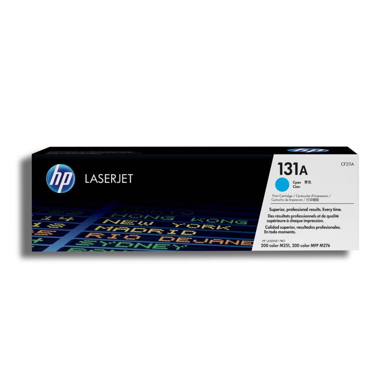 [CF211A] Cartucho De Toner HP 131A Cian Laserjet Original (CF211A)