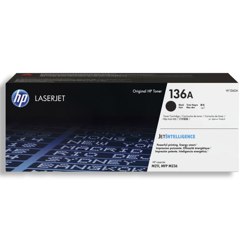 Toner HP 136A Negro Laserjet (W1360A)