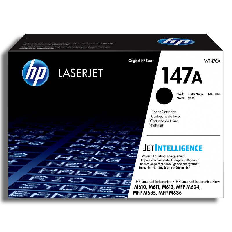 [W1470A] Cartucho De Toner HP 147A Negro Laserjet Original (W1470A)