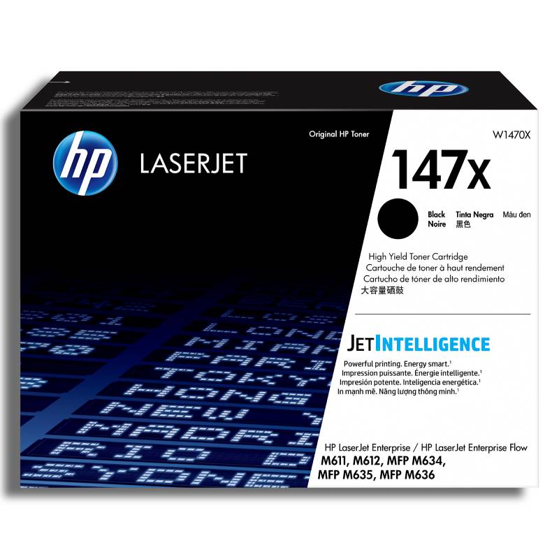 [W1470X] Cartucho De Toner HP 147X Negro Laserjet Original (W1470X)