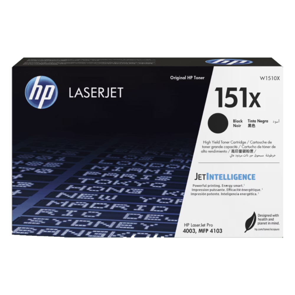 Toner HP 151X Negro Laserjet Original (W1510X)