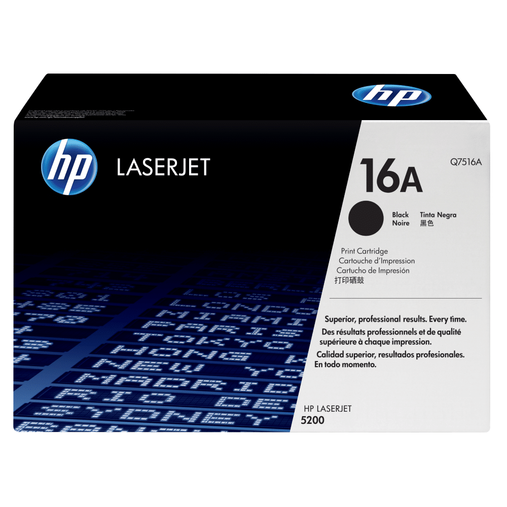 [Q7516A] Cartucho De Toner HP 16A Negro LaserJet  original (Q7516A)