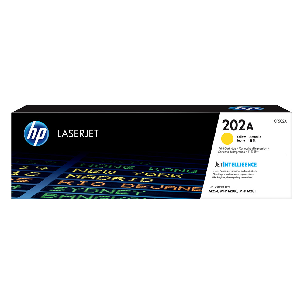 Toner HP 202A Amarillo Laserjet Original (CF502A)
