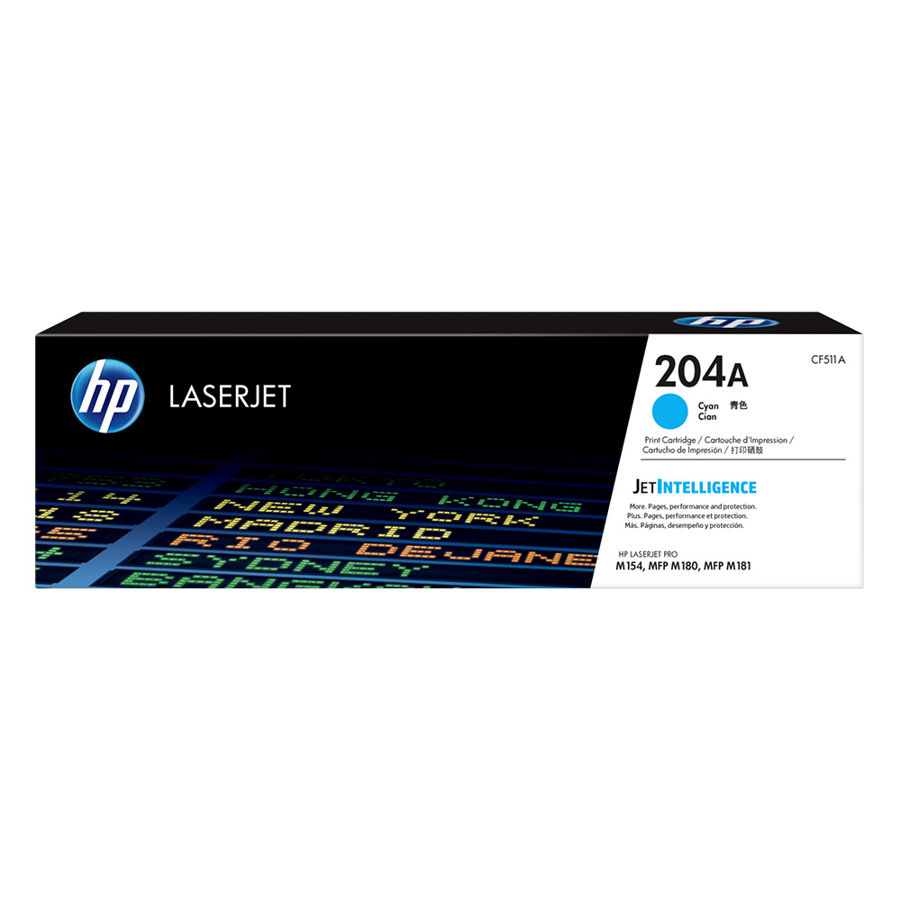 [CF511A] Cartucho De Toner HP 204A Cian Laserjet Original (CF511A)