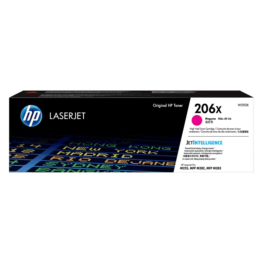 [W2113X] Cartucho De Toner HP 206X Magenta Alto Rendimiento Laserjet Original (W2113X)