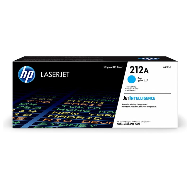 Toner HP 212A Cian Laserjet (W2121A)