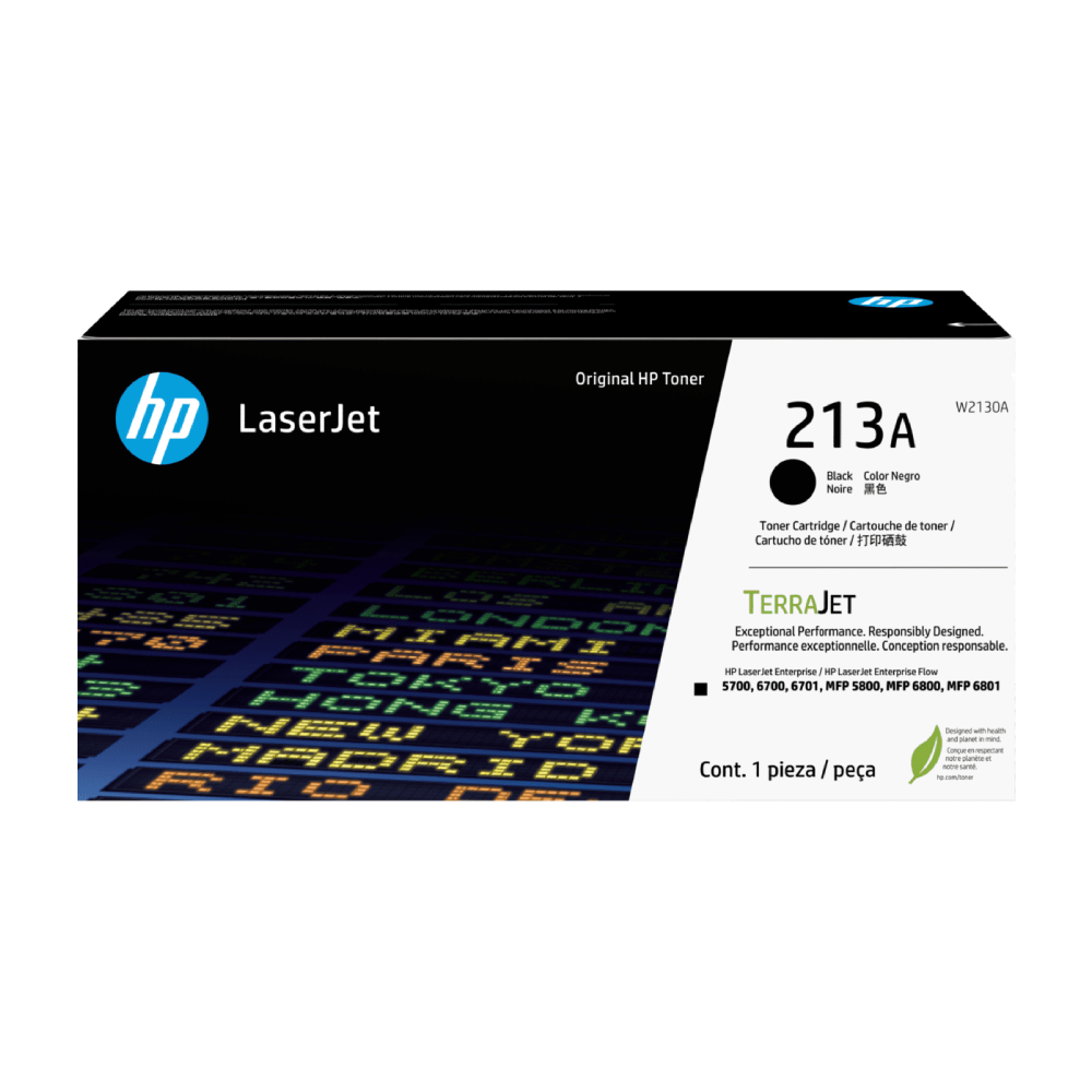 [W2130A] Cartucho De Toner HP 213A Negro LaserJet Original (W2130A)