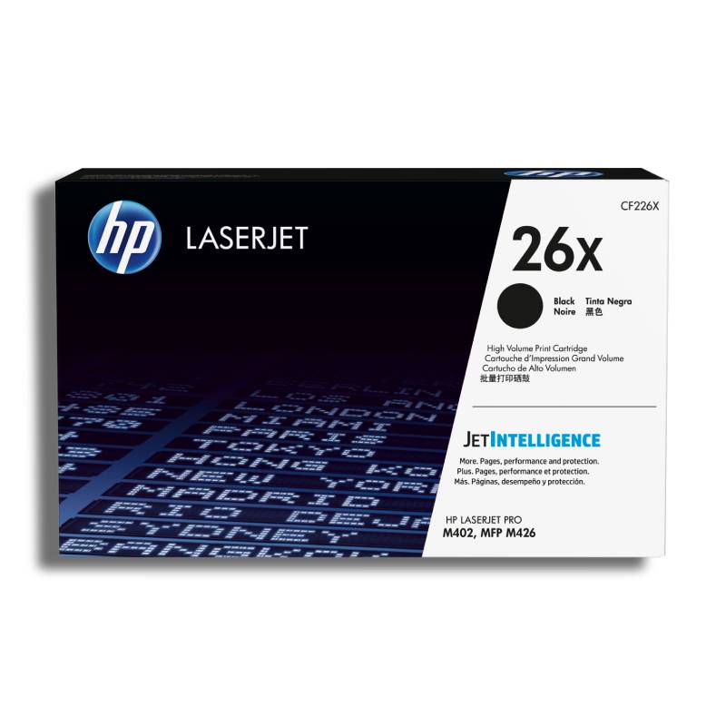 [CF226X] Cartucho De Toner HP 26X Negro Alto Rendimiento Laserjet Original (CF226X)