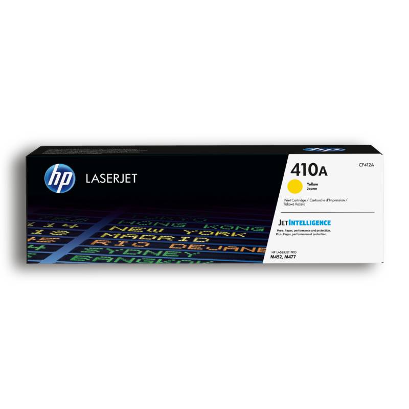 [CF412A] Cartucho De Toner HP 410A Amarillo Laserjet Original (CF412A)