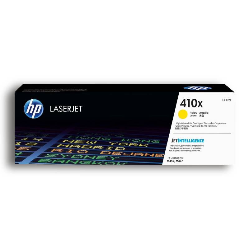 [CF412X] Cartucho De Toner HP 410X Amarillo Laserjet Original (CF412X)