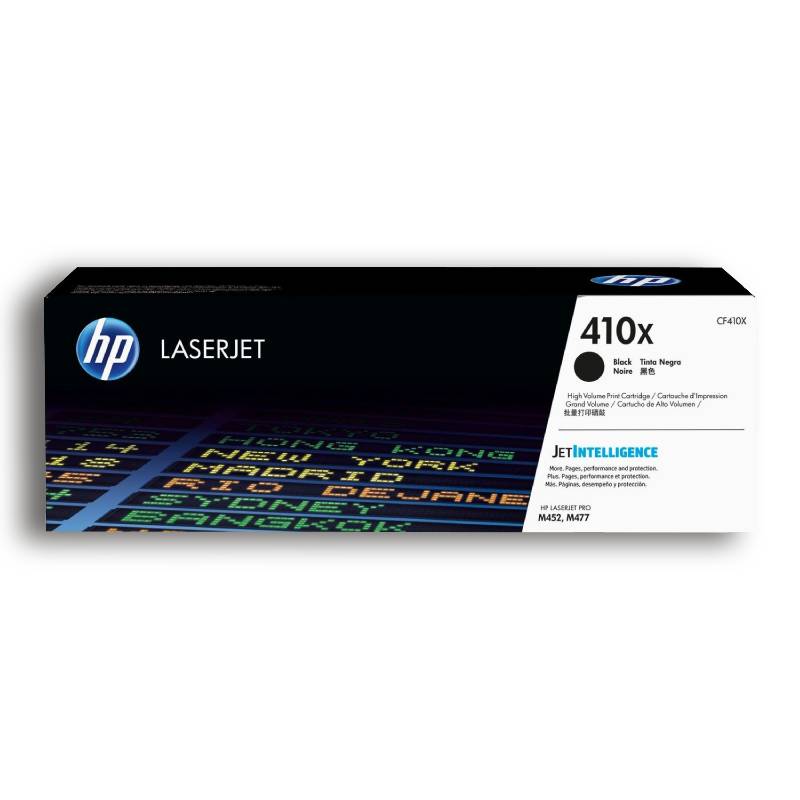 [CF410X] Cartucho De Toner HP 410X Negro Alto Rendimiento Laserjet Original (CF410X)