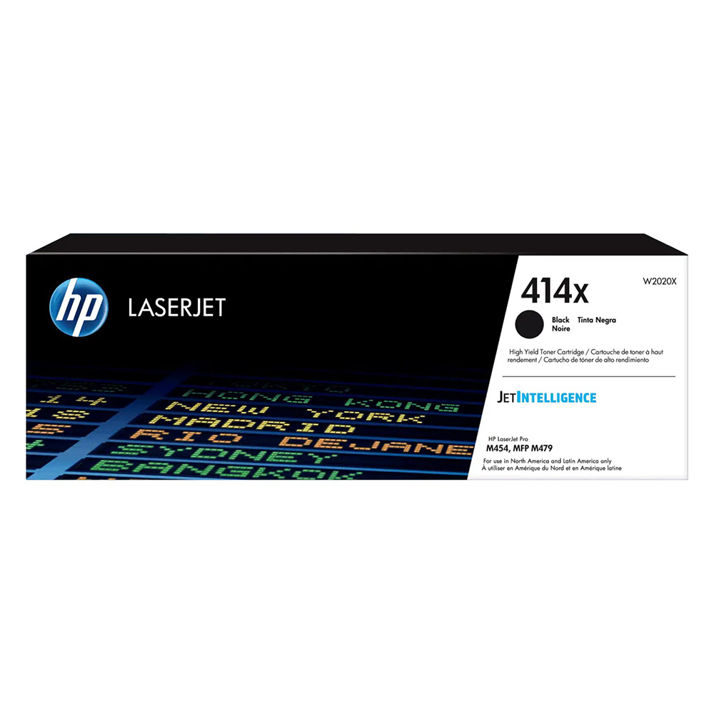 [W2020X] Cartucho De Toner HP 414X Negro Laserjet Original De Alto Rendimiento (W2020X)