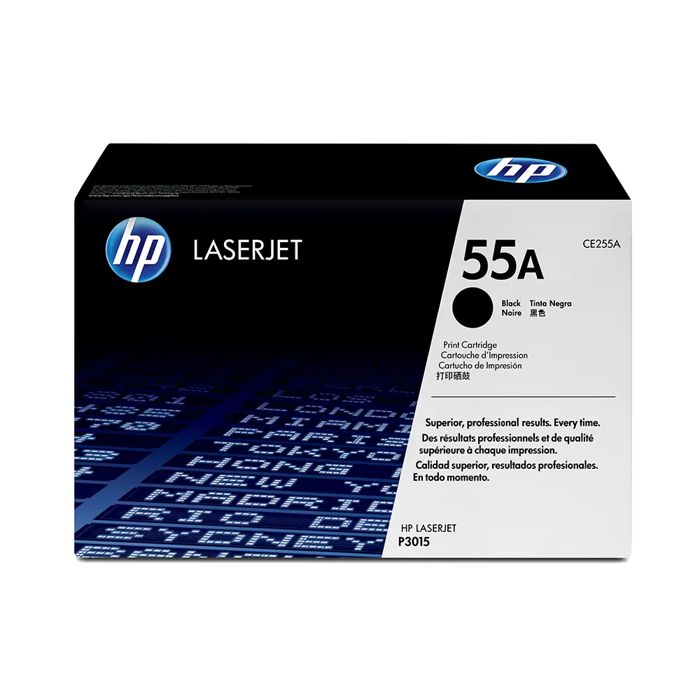 [CE255A] Cartucho De Toner HP 55A Negro LaserJet Original (CE255A)
