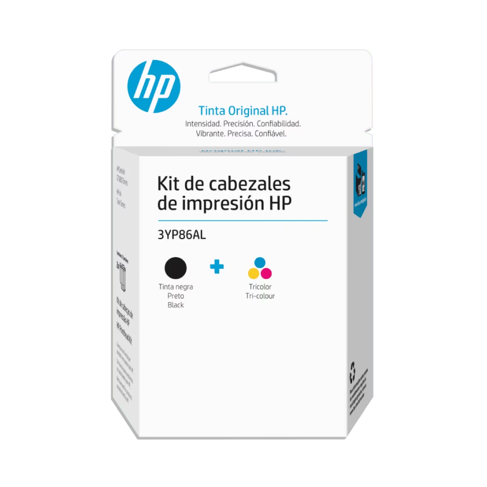 [3Y986AL] KIT CABEZAL HP 3YP86AL Negro/Tricolor (3YP86AL) (M0H50A-M0H51A)